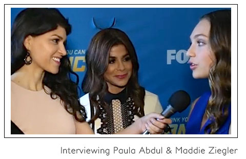 Interviewing Paula Abdul and Maddie Ziegler